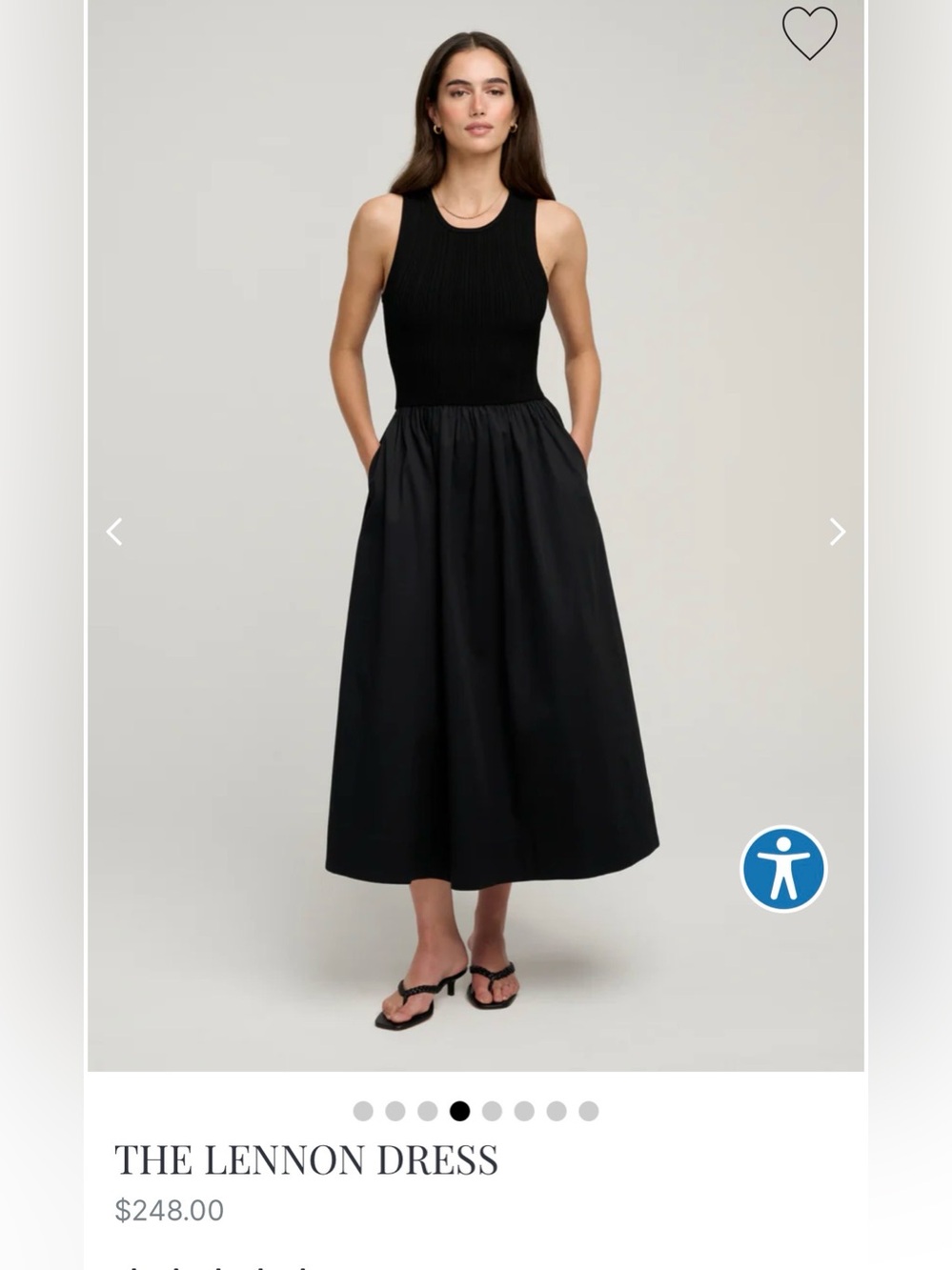 Favorite Black Sleeveless Midi Dress - The Lennon Dress